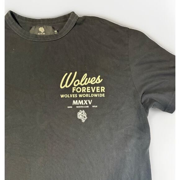 Darc Sport Wolves Worldwide Wolves Forever Tee XL Black Limited 581/1000 - Picture 2 of 6